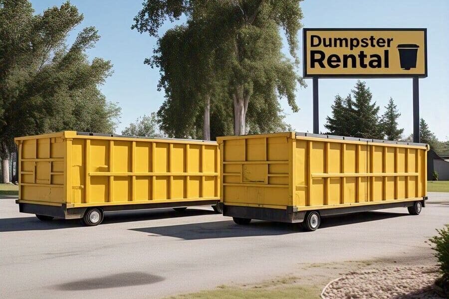 Dumpster rental warren Ohio banner